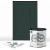 imageALLINONE Paint Durable cabinet and furniture paint Built in primer and top coat no sanding needed Includes our 30 featured color card  Stormy pastel blue QuartEvergreen