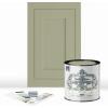 imageALLINONE Paint Durable cabinet and furniture paint Built in primer and top coat no sanding needed Includes our 30 featured color card  Stormy pastel blue QuartWillow