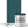 imageALLINONE Paint Durable cabinet and furniture paint Built in primer and top coat no sanding needed Includes our 30 featured color card  Stormy pastel blue QuartInspire