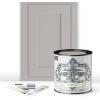imageALLINONE Paint Durable cabinet and furniture paint Built in primer and top coat no sanding needed Includes our 30 featured color card  Stormy pastel blue QuartOxford
