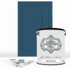 imageALLINONE Paint Durable cabinet and furniture paint Built in primer and top coat no sanding needed Includes our 30 featured color card  Stormy pastel blue QuartMaldives