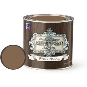 imageAllinONE Gel Stain No Sanding or Sealer Needed Oil Based for InteriorExterior use  Antique White Creamy White PintProvincial