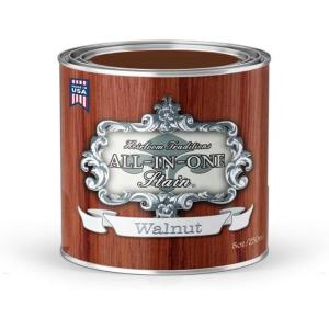 imageAllinONE Gel Stain No Sanding or Sealer Needed Oil Based for InteriorExterior use  Antique White Creamy White PintWalnut