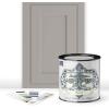 imageALLINONE Paint 2 Quart Deluxe Cabinet Paint Bundle and Tool Kit  Almond off white with tan undertonePutty