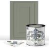 imageALLINONE Paint 2 Quart Deluxe Cabinet Paint Bundle and Tool Kit  Almond off white with tan undertoneSimply Sage